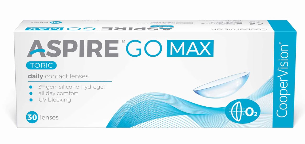 COOPER VISION ASPIRE GO MAX 1 DAY (30 PACK) Astigmatism