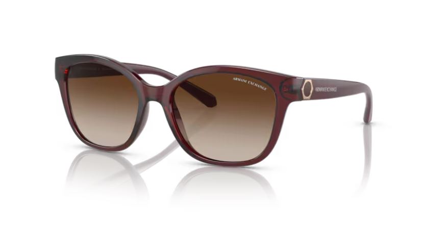 ARMANI EXCHANGE AX4127S 824113 - Shiny transparent red