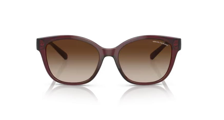 ARMANI EXCHANGE AX4127S 824113 - Shiny transparent red