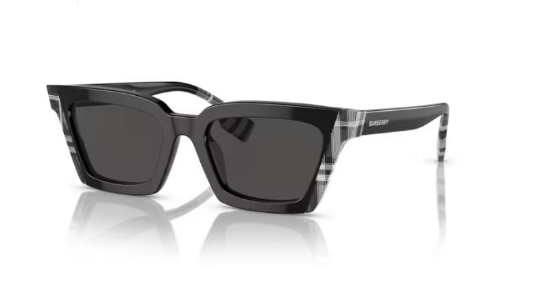 BURBERRY BE4392U 405187 Black/check white black