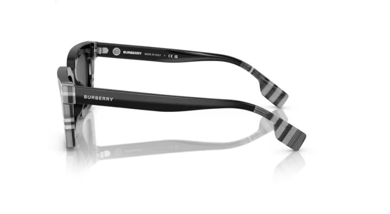 BURBERRY BE4392U 405187 Black/check white black