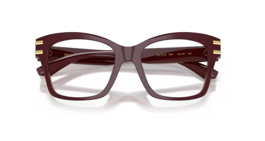 DOLCE & GABBANA DG3419 3091 - Bordeaux