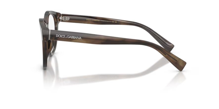 DOLCE & GABBANA DG3421 3200 - Striped tobacco