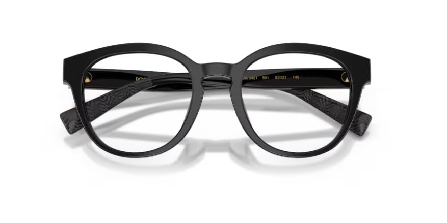 DOLCE & GABBANA DG3421 501 - Black