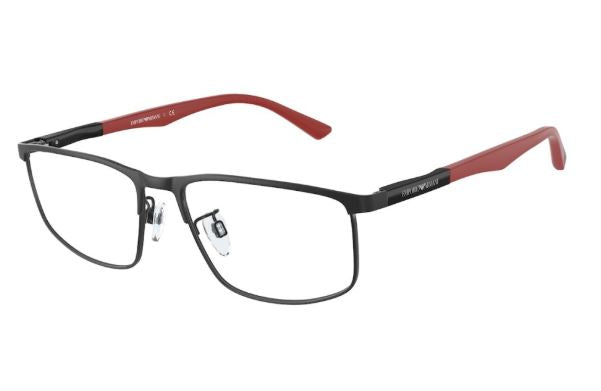 EMPORIO ARMANI EA1131 3022 - Matte black red Medium