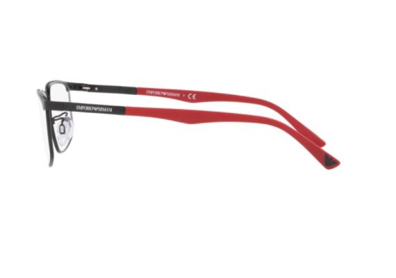 EMPORIO ARMANI EA1131 3022 - Matte black red Medium