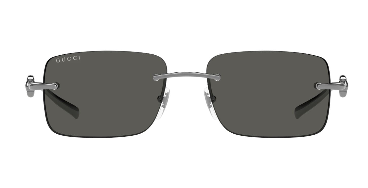 gucci rimless aviator sunglasses