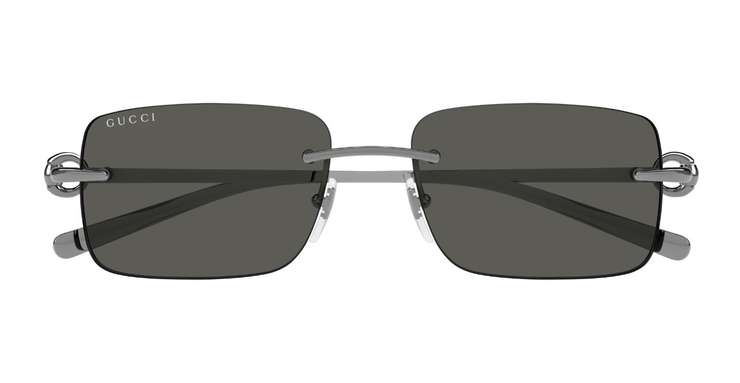 gucci rimless aviator sunglasses