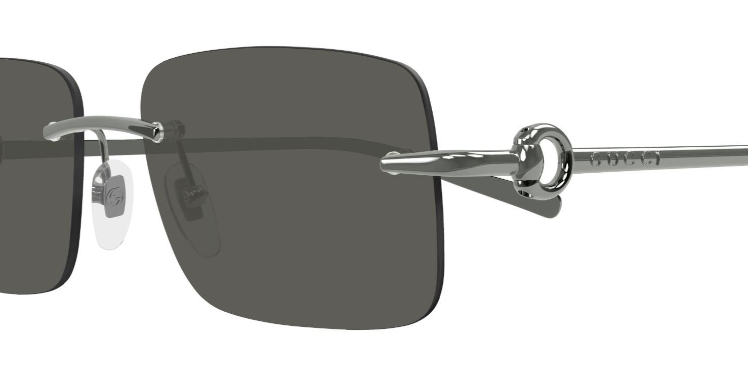 gucci rimless aviator sunglasses