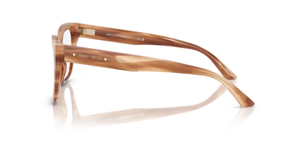 JIMMY CHOO JC3019B 5055 - Striped havana glitter brown