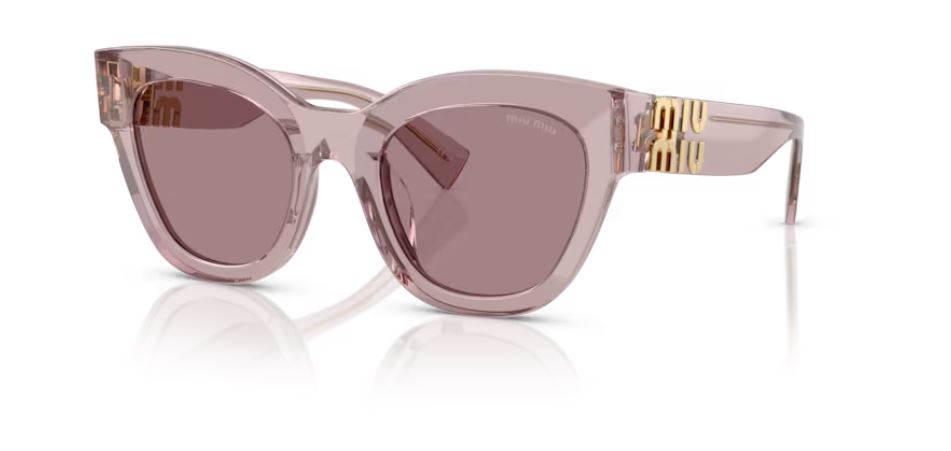 MIU MIU MU 01YS 12W20I - Transparent mauve
