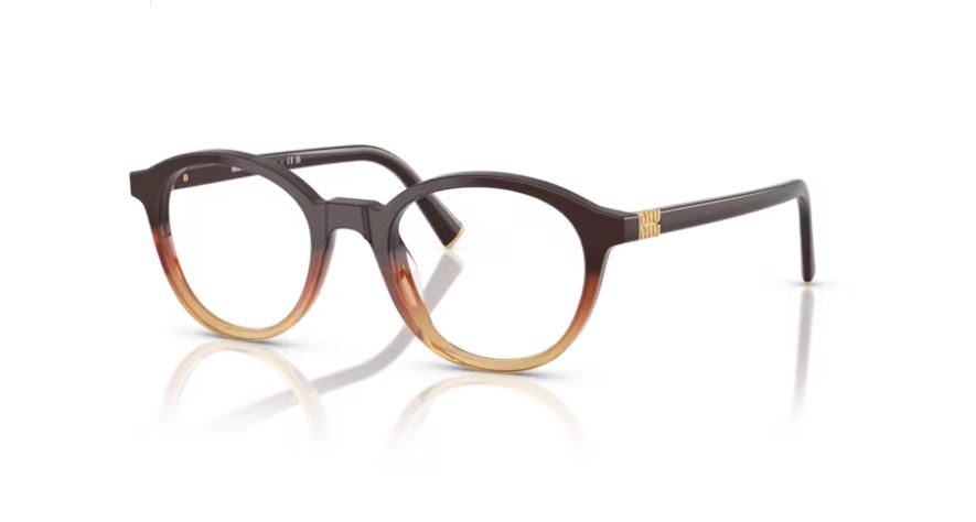 MIU MIU MU 02WV 24C1O1 - Brown gradient