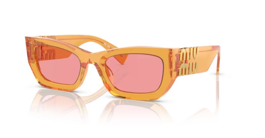 MIU MIU MU 09WS 12T1D0 - Orange transparent