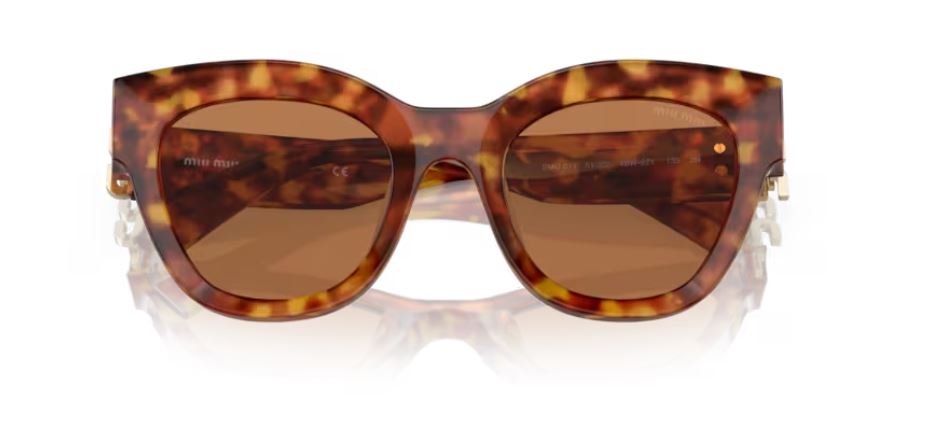 MIU MIU MU 01YS 4BW2Z1 - Light havana