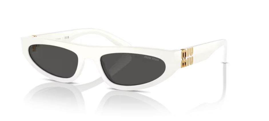 MIU MIU MU 07ZS 1425S0 - White ivory