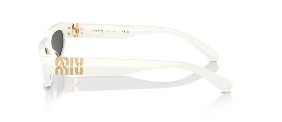 MIU MIU MU 07ZS 1425S0 - White ivory