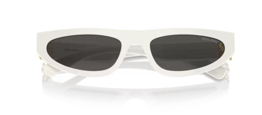 MIU MIU MU 07ZS 1425S0 - White ivory