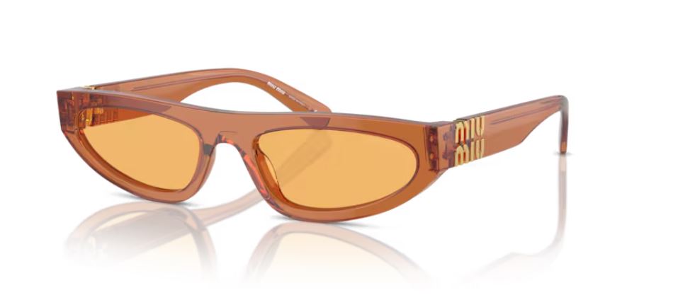 MIU MIU MU 07ZS 15T0B7 - Caramel trapsarent