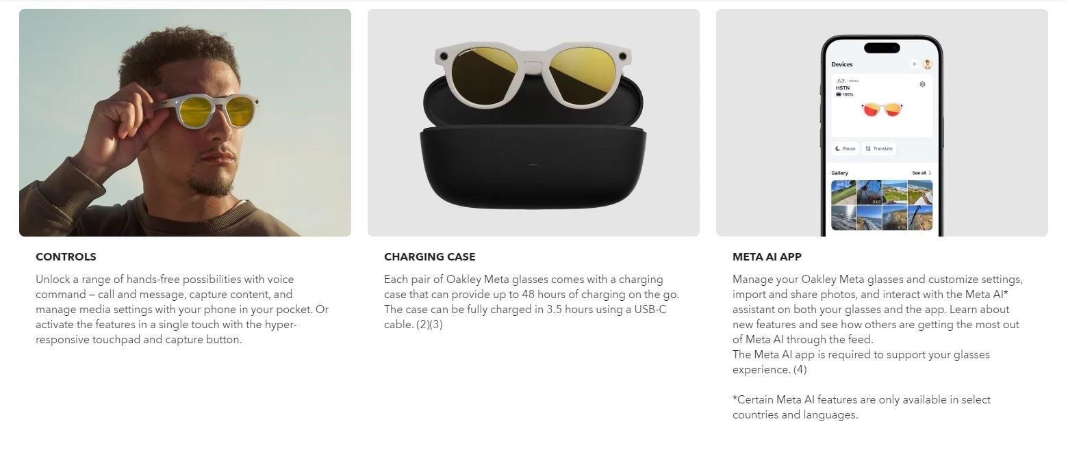 OAKLEY META OW8002-0451 HSTN Warm Grey