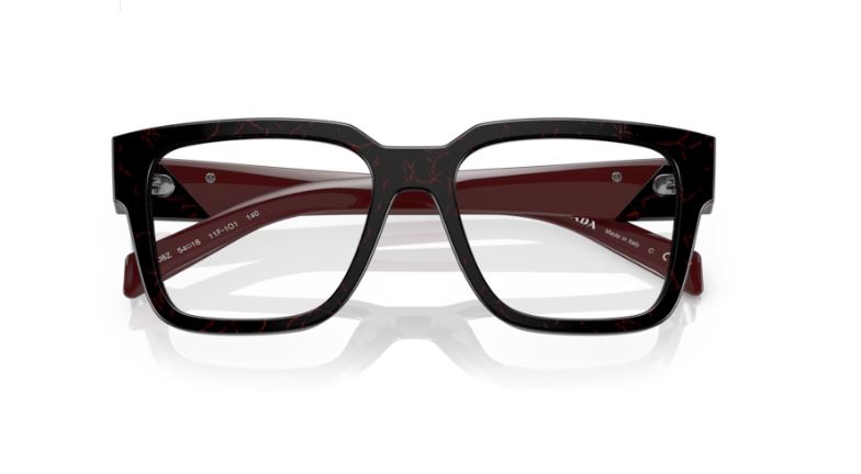 PRADA PR 08ZV 11F1O1 Etruscan black marble