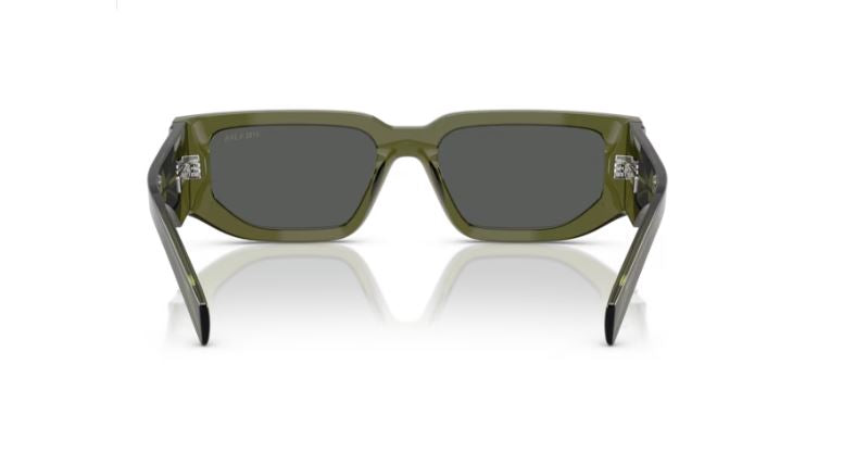 PRADA PR 09ZS 25A40L Transparent military green