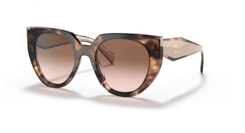 PRADA PR 14WS-01R0A6 Caramel tortoise/powder