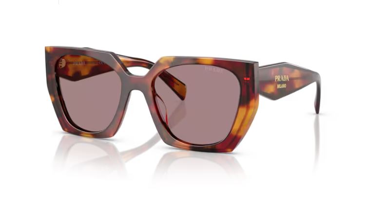 PRADA PR 15WS 22A20I - Poppy tortoise