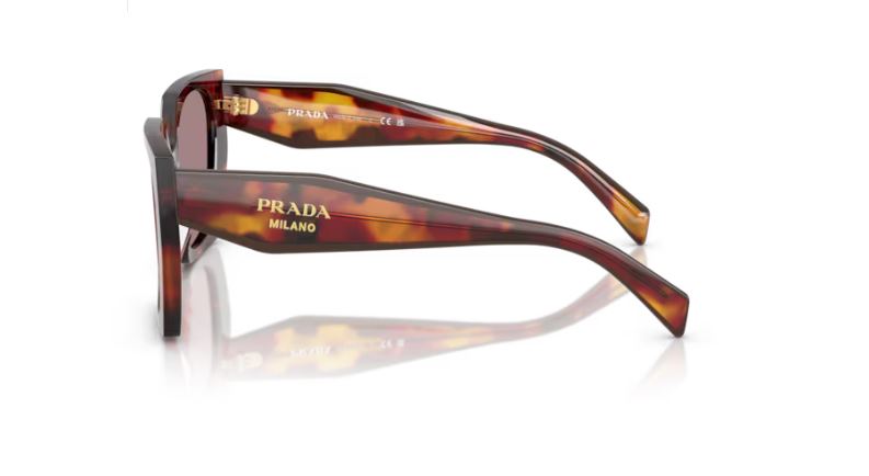 PRADA PR 15WS 22A20I - Poppy tortoise