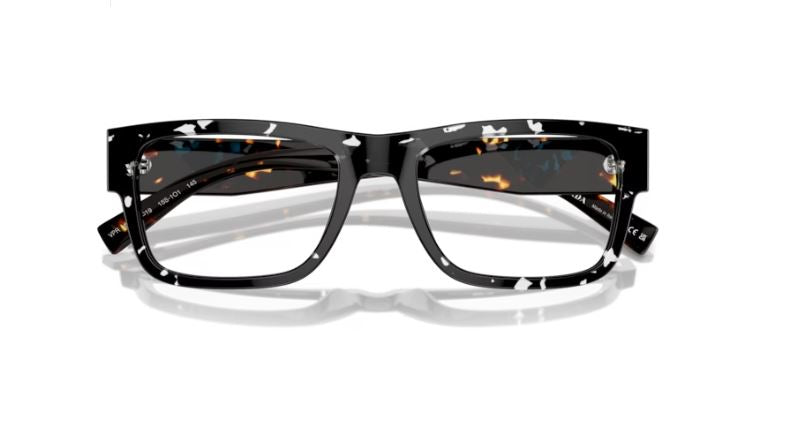 PRADA PR 15YV 15S1O1 Black crystal tortoise