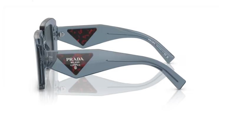PRADA PR 23YS 19O70B Transparent graphite
