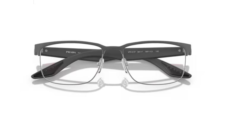 PRADA PS 51PV 06P1O1 Grey rubber