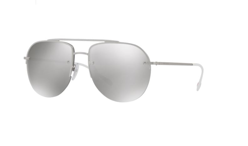 PRADA LINEA ROSSA PS 53SS-QFP2B0 Silver rubber