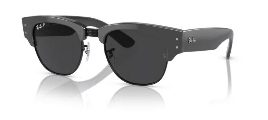RAY-BAN RB0316S 136748 - Grey on black-Mega clubmaster