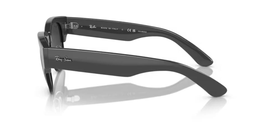 RAY-BAN RB0316S 136748 - Grey on black-Mega clubmaster