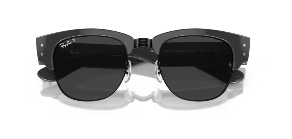 RAY-BAN RB0316S 136748 - Grey on black-Mega clubmaster