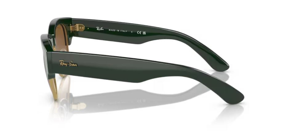 RAY-BAN RB0316S 136851 - Green on gold-Mega clubmaster