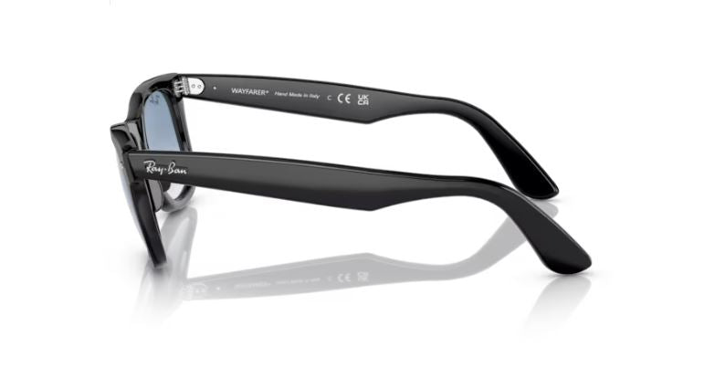 RAY-BAN RB2140F 9013F Black Wayfarer