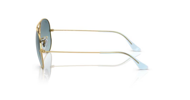 RAY-BAN RB3025 0013M Gold Aviator large metal