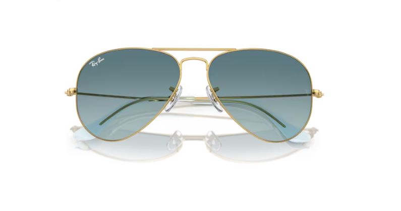 RAY-BAN RB3025 0013M Gold Aviator large metal