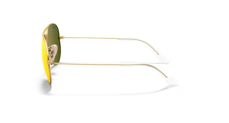 RAY-BAN RB3025 112-4D Gold Aviator large metal