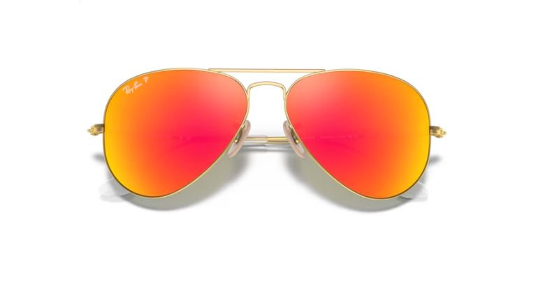 RAY-BAN RB3025 112-4D Gold Aviator large metal