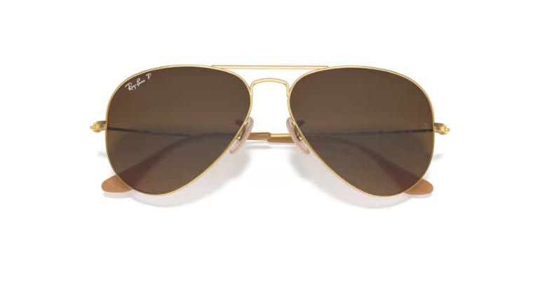 RAY-BAN RB3025 9001A5 Light brown Aviator large metal