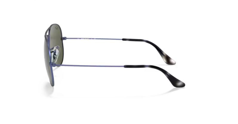 RAY-BAN RB3025 918731 Transparent blue Aviator large metal