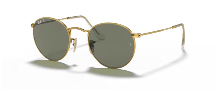 RAY-BAN RB3447 001-58 - Round metal