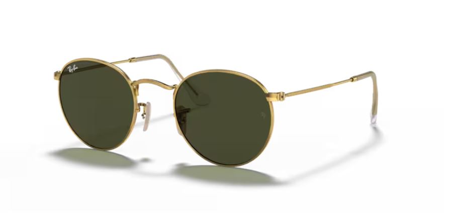 RAY-BAN RB3447 001 - Round metal