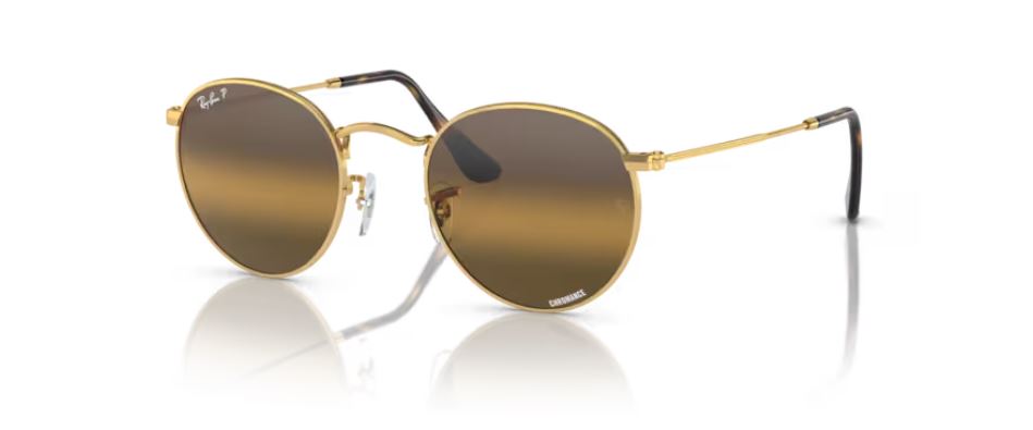 RAY-BAN RB3447 001G5 - Round metal
