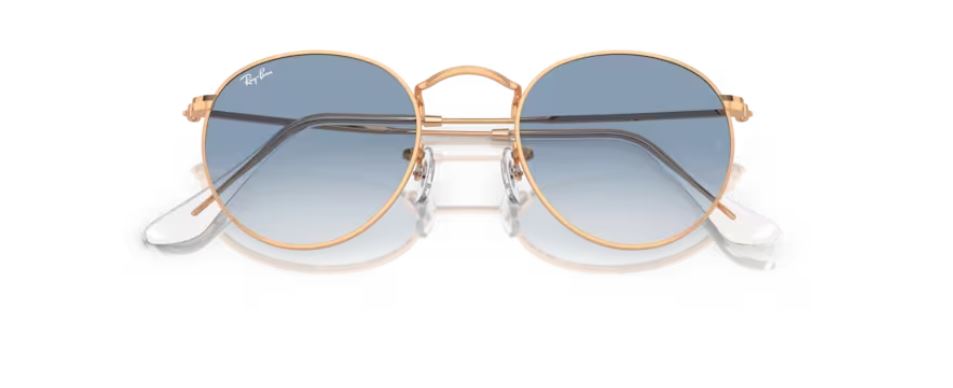 RAY-BAN RB3447 92023F - Round metal