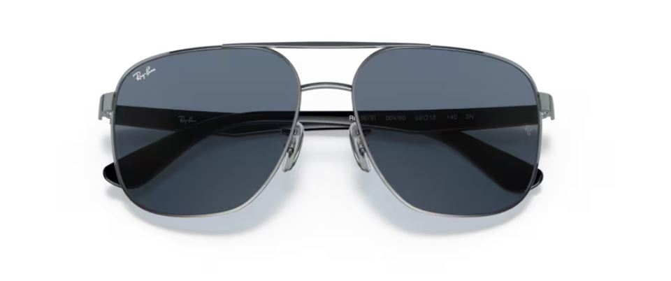 RAY-BAN RB3678I 004/80 - Gunmetal