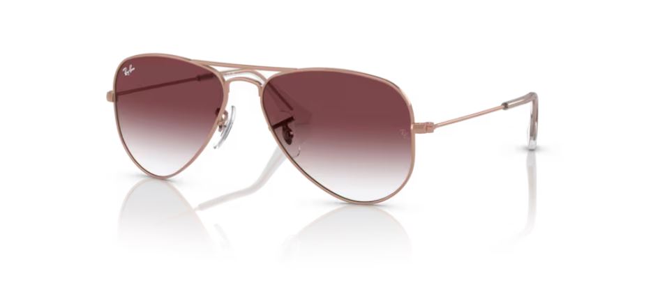 RAY-BAN RJ9506S 291/8H - Rose gold  Junior aviator