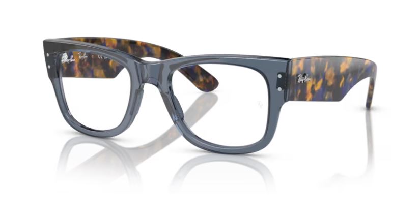 RAY-BAN RX0840V 8296 - Transparent dark blue